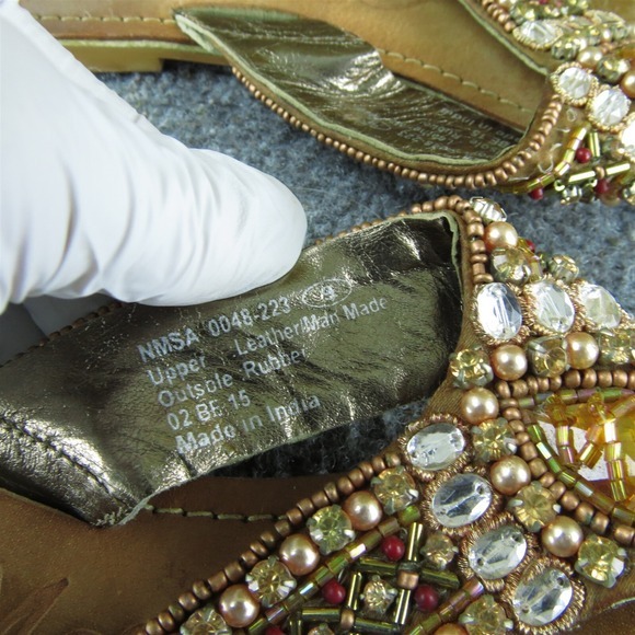 Naughty Monkey Women's Flip Flop Brown Synthetic Size 9M Used 2025 - Picture 4 of 7